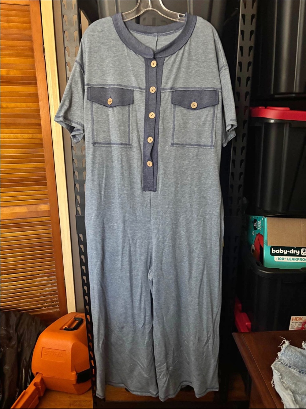 Women One piece jumpsuit large